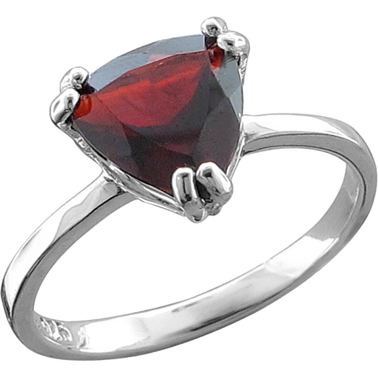 

Кольцо из серебра с гранатом р. 17 Эстет С27К351014GR, С27К351014GR