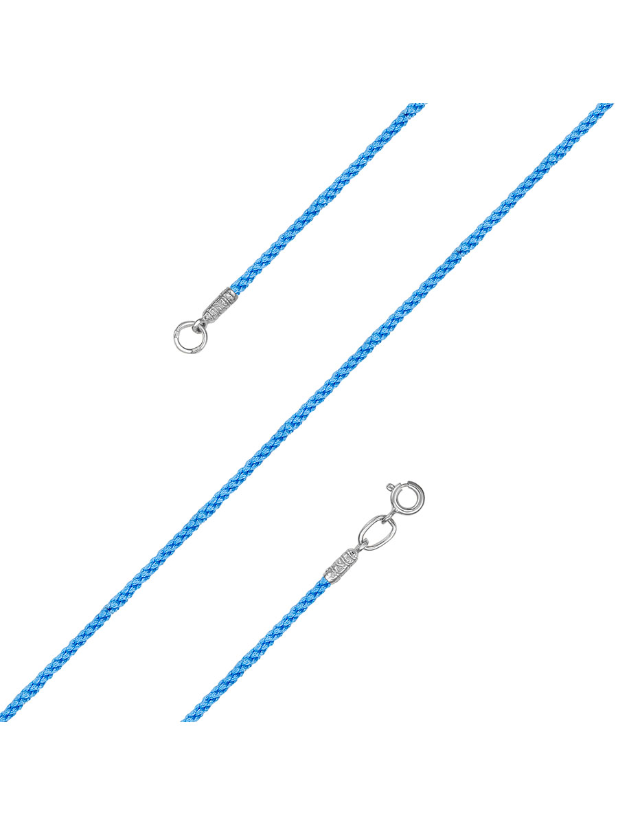 

Шнурок из серебра/текстиля р.40 SamoroDki Jewelry 79-000-04р, 79-000-04р