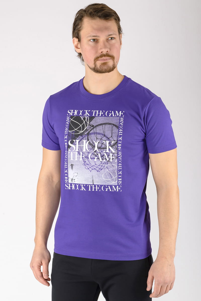 

Футболка мужская Anta 852211111 Shock The Game фиолетовая S, Фиолетовый, 852211111 Shock The Game