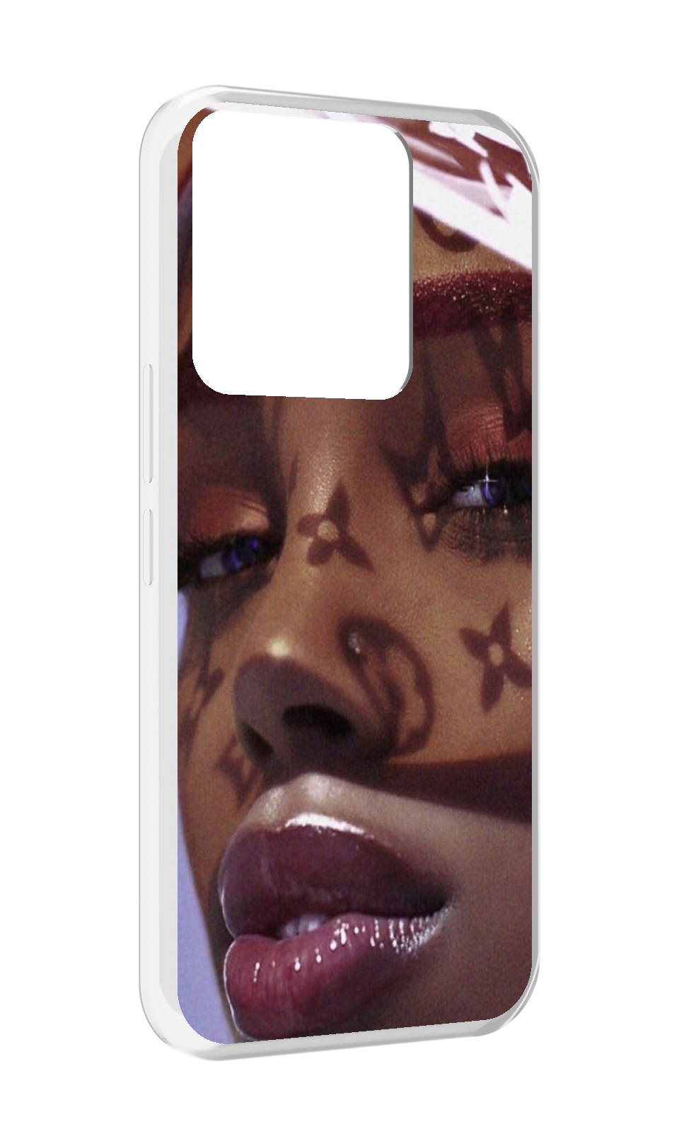 

Чехол MyPads лицо девушки тень женский для Tecno Spark Go 2022 / Tecno Spark 8C, Прозрачный, Tocco