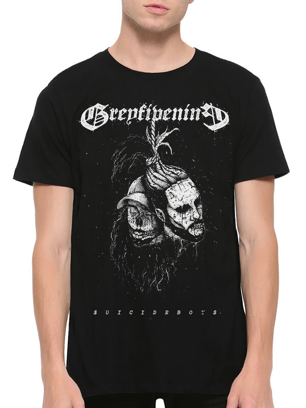 

Футболка мужская Dream Shirts SuicideBoys - Скрим и Руби черная 2XL, SuicideBoys - Скрим и Руби