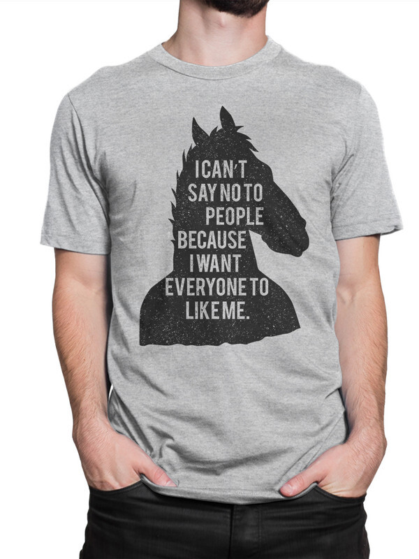 

Футболка мужская Dream Shirts Конь БоДжек серая 2XL, "Конь БоДжек"