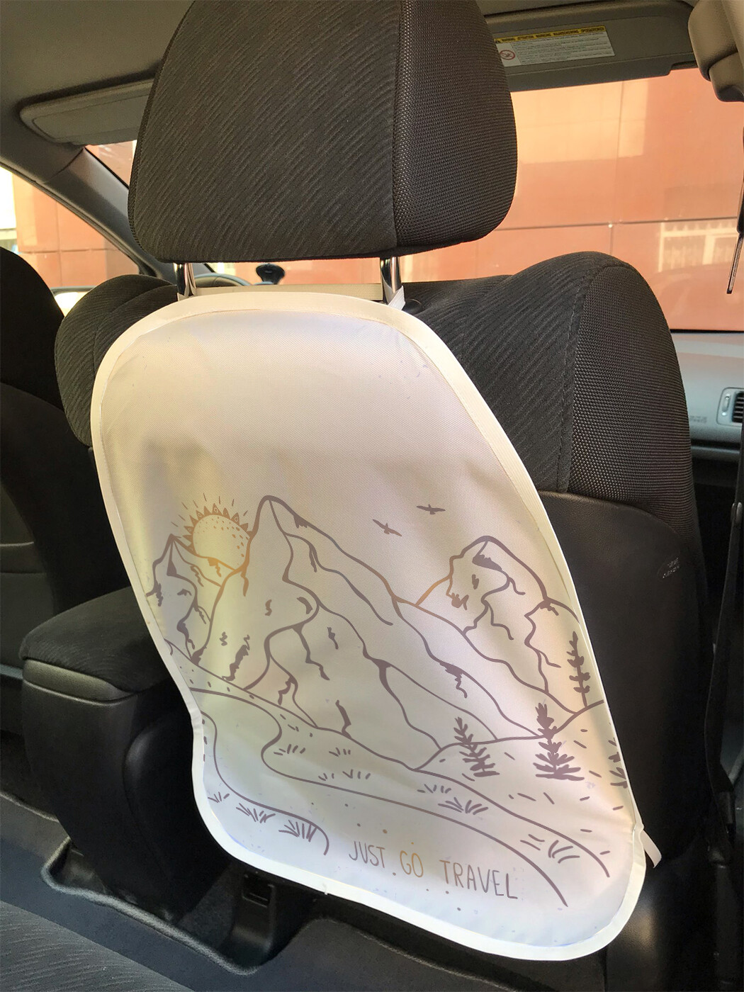 фото Накидка на спинку сиденья joyarty путешествие в горы, 45х62