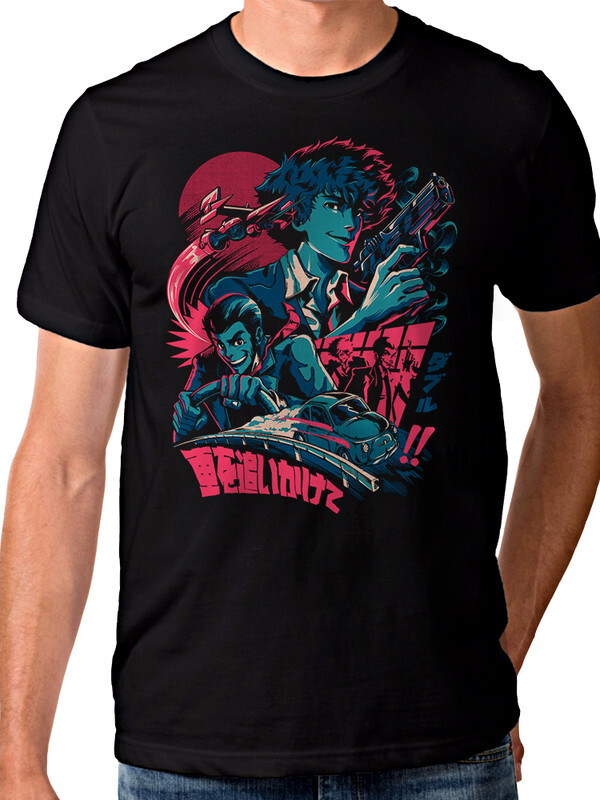 

Футболка мужская Dream Shirts Cowboy Bebop - Ковбой Бибоп черная 2XL, Черный, Cowboy Bebop - Ковбой Бибоп