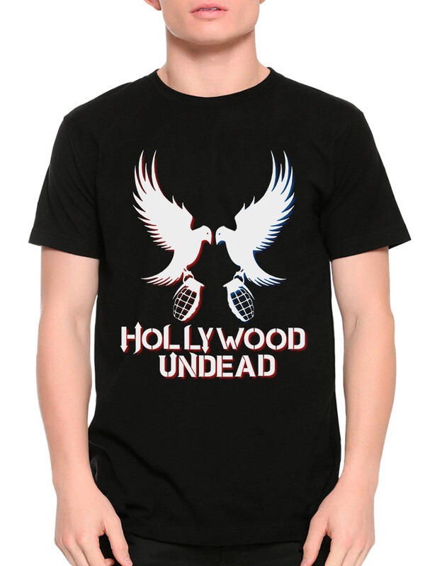 фото Футболка мужская dream shirts hollywood undead лого черная 2xl