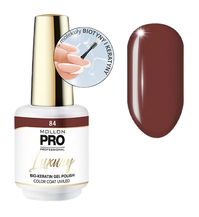 Гель-лак Mollon Pro Luxury Color Coat 84 Chocolate Mousse 8 мл 320₽