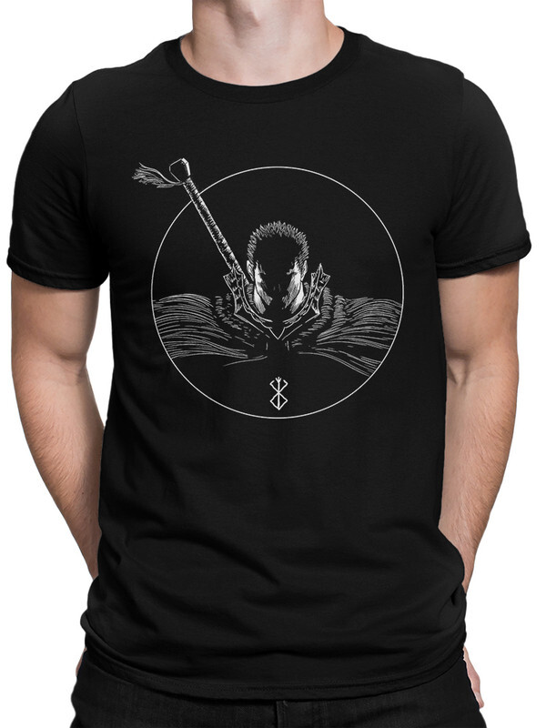 

Футболка мужская Dream Shirts Аниме Берсерк - Гатс черная L, Черный, Аниме Берсерк - Гатс
