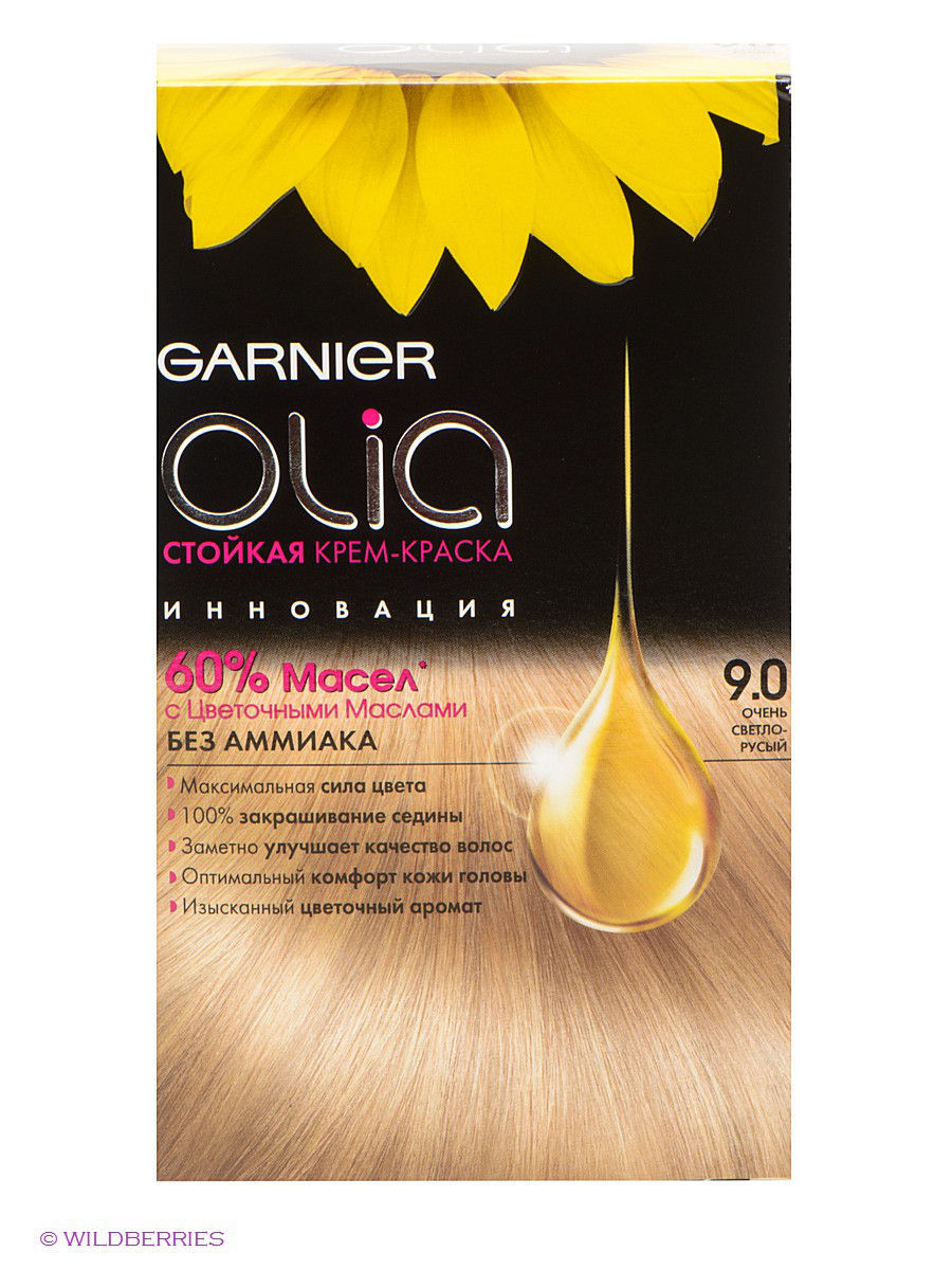 Купить Крем-краска для волос Garnier Olia 9.0 Очень светло-русый