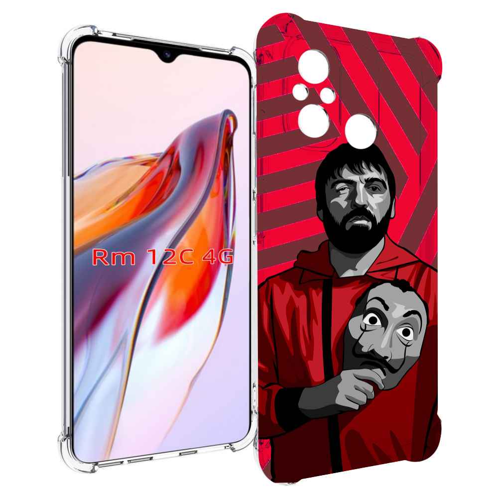 

Чехол MyPads Богата-Бумажный-дом для Xiaomi Redmi 12C / Poco C55, Прозрачный, Tocco