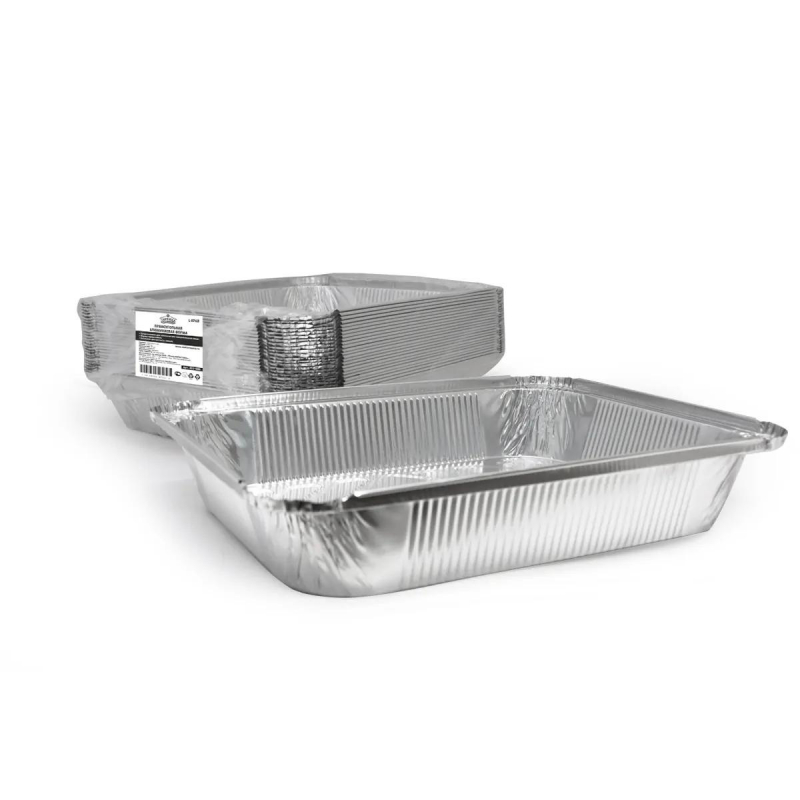 

Форма алюминиевая прямоугольная, 3180мл, 322x255x51 мм (402-680) 25 шт/уп