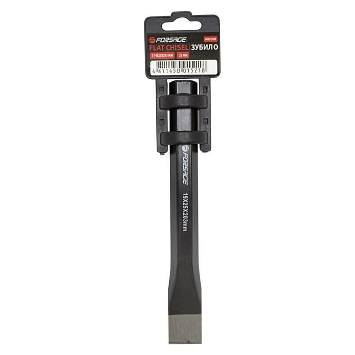 

FORSAGE F-60225203 Зубило 25х203 мм, с шестигранным основанием, в блистере 1шт