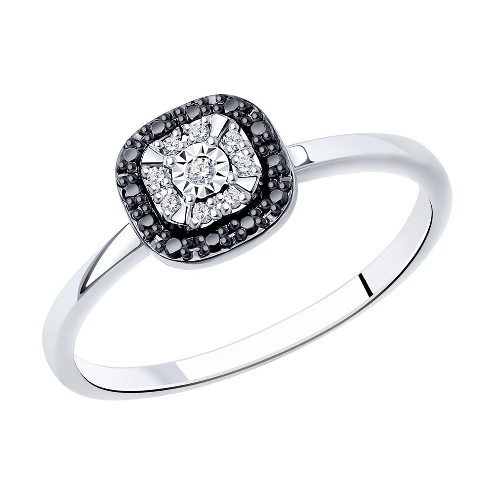 

Кольцо из золота р. 18 SOKOLOV Diamonds 7010095-3, бриллиант, 7010095-3