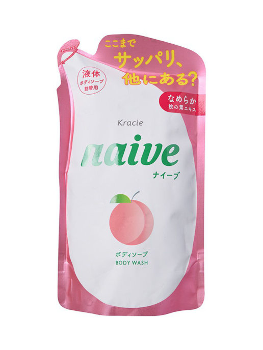Мыло жидкое Naive для тела с экстрактом листьев персикового дерева 530мл