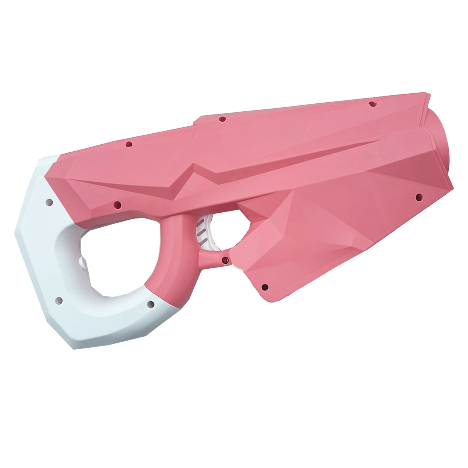 Генератор мыльных пузырей Nano Shot Мыльный пистолет с раствором и подсветкой, розовый