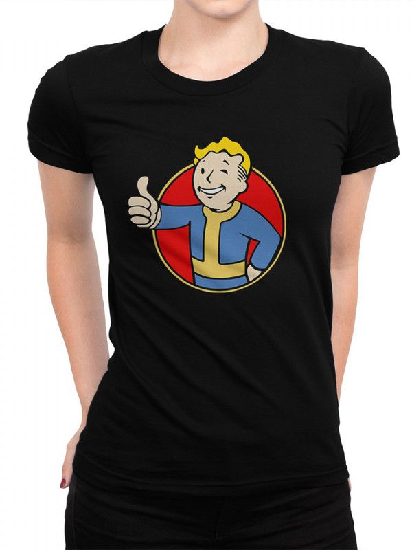 

Футболка женская DreamShirts Studio Игра Fallout - Волт-Бой FAL-231211-1 черная 2XL, Черный, Игра Fallout - Волт-Бой FAL-231211-1