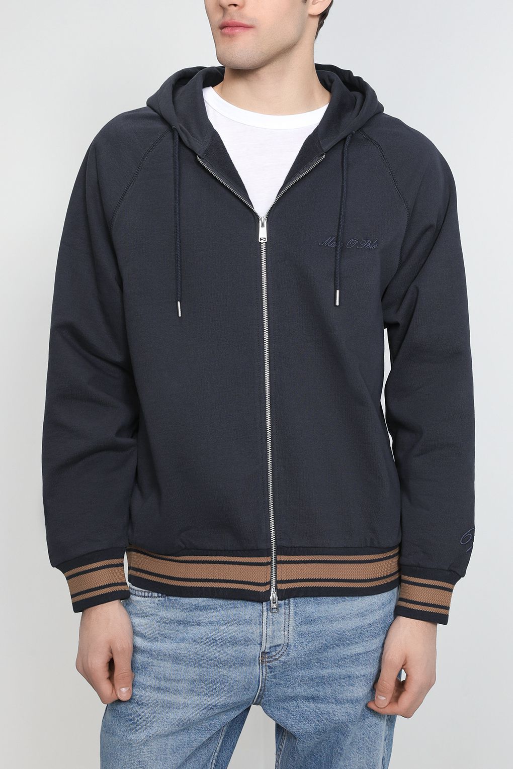 

Толстовка мужская Marc O’Polo 320404257124 синяя 3XL, Синий, 320404257124