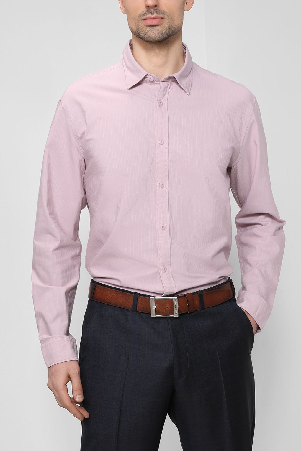 Рубашка мужская Marc O’Polo 320734742476 розовая 2XL