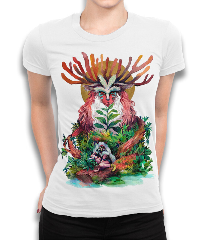 

Футболка женская Dream Shirts Принцесса Мононоке 347047111 белая M, Принцесса Мононоке 347047111