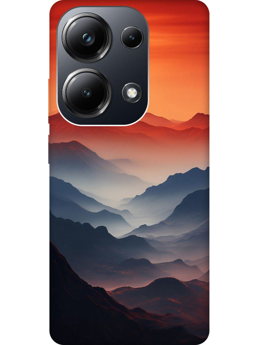 

Силиконовый чехол на Xiaomi Redmi Note 13 Pro 4G / Poco M6 Pro 4G с принтом 785495, Прозрачный;оранжевый;черный, 779826810