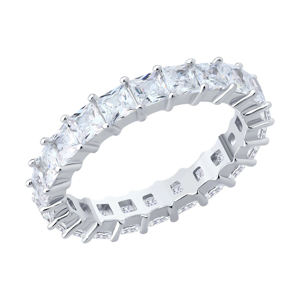 

Кольцо из серебра р. 18,5 SOKOLOV 94014126-91, фианит, 94014126-91