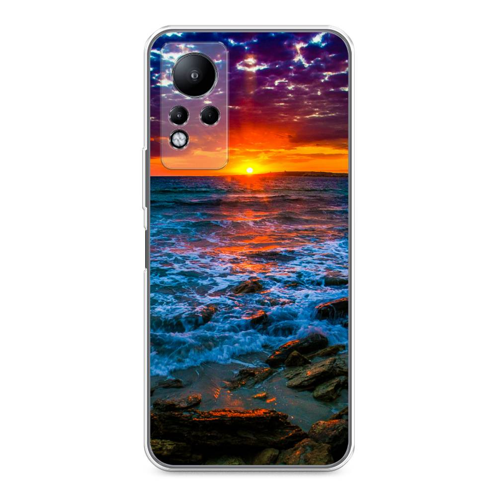 

Чехол для Infinix Note 11/12 G88 "Закат 1", Оранжевый;синий, 3100450-2