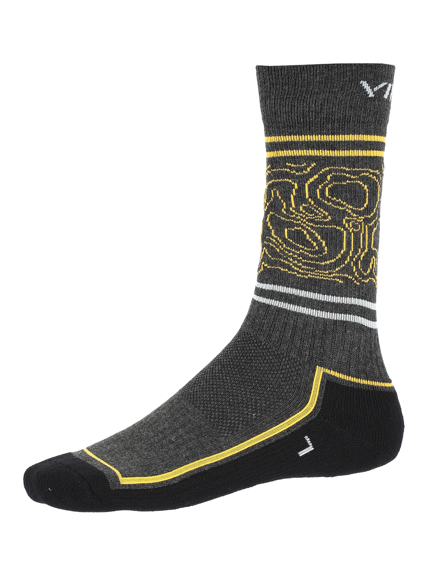 Носки Viking 2023-24 Mid Heavy Man Dark Grey/Yellow р.39 EU