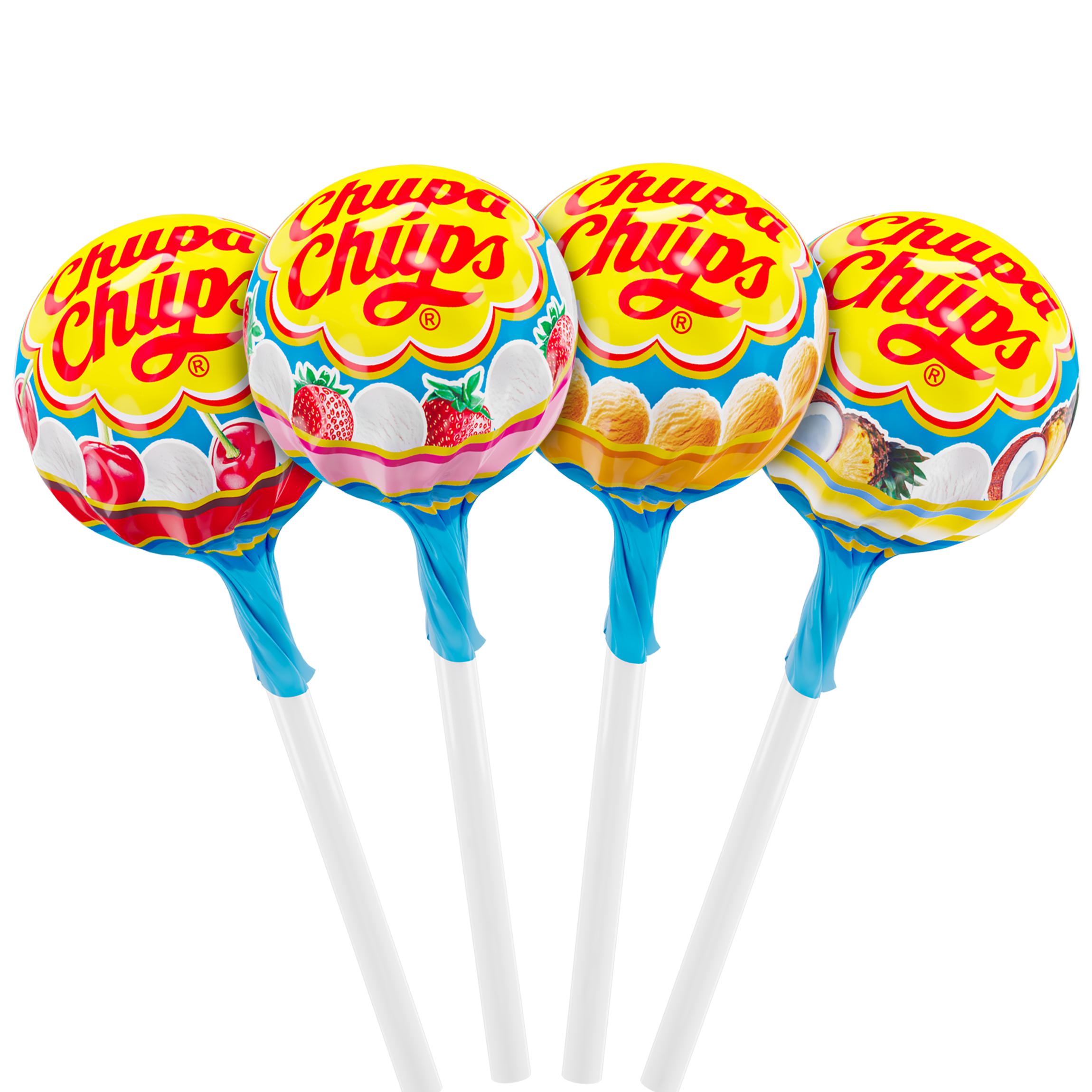 

Карамель леденцовая Chupa Chups со вкусом мороженого 12 г в ассортименте