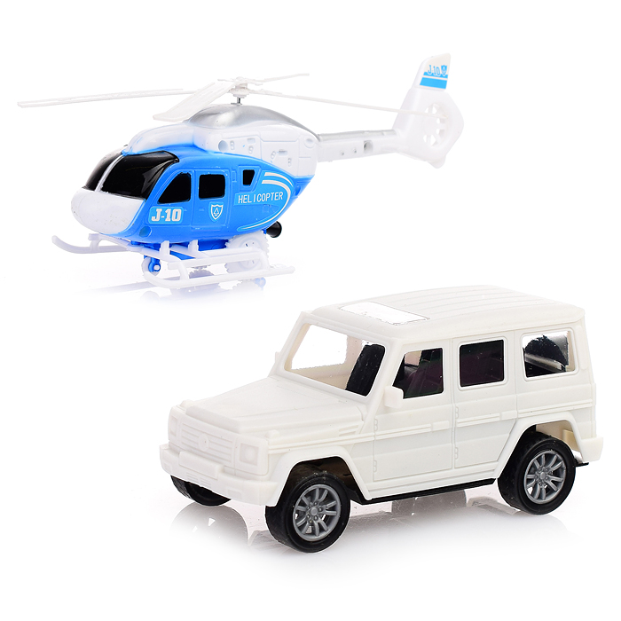 

Набор транспорта MR894-28 (ветолет, машина) под колпаком