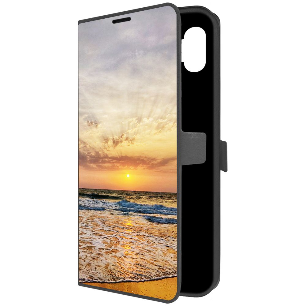 

Чехол-книжка Krutoff Eco Book для Samsung Galaxy A04 (A045) Индия, Пляжи Гоа (черный)