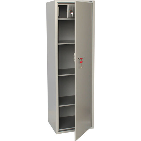 

Шкаф металлический для документов BRABIX "KBS-031Т", 1503х470х390 мм, 35 кг, трейзер, свар