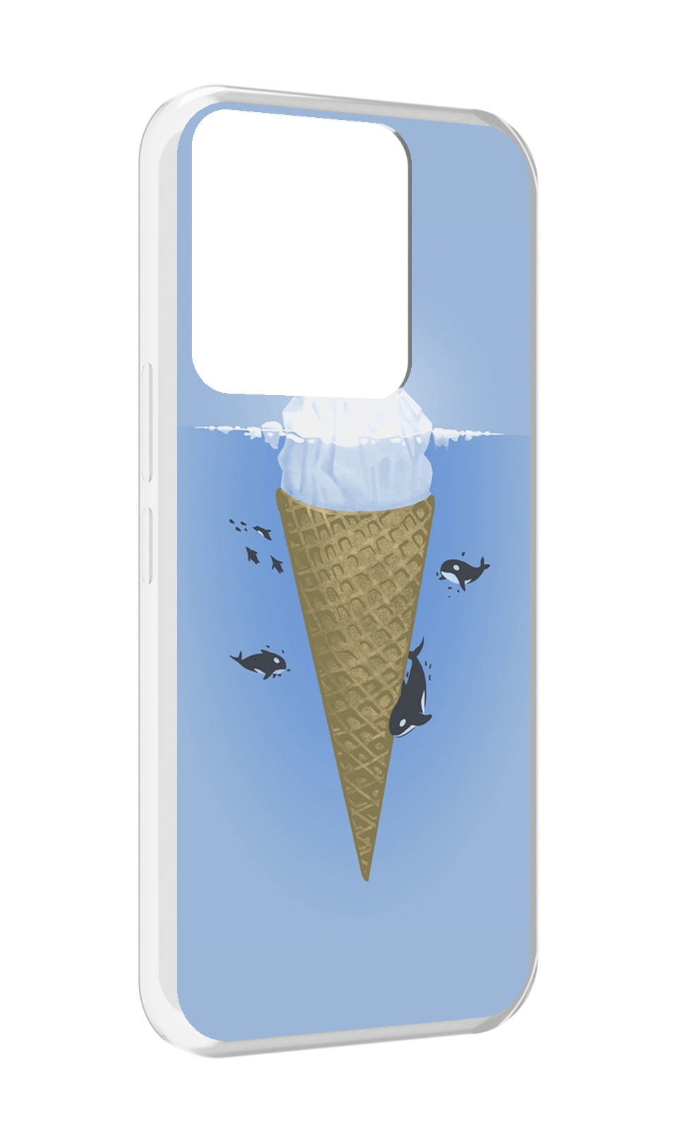 

Чехол MyPads мороженное-у-косаток для Tecno Spark Go 2022 / Tecno Spark 8C, Прозрачный, Tocco