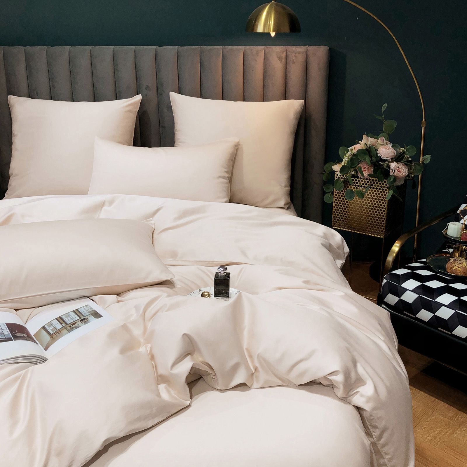 

Постельное белье Soft Box EH Меренга евро макси простынь на резинке 160x200, EH-KPB-160-50