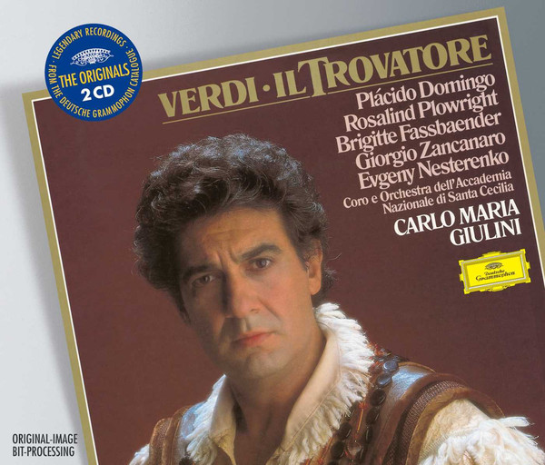 

Verdi: Il Trovatore. Domingo · Plowright . Accademia Nazionale di Santa Cecilia.(2 CD)