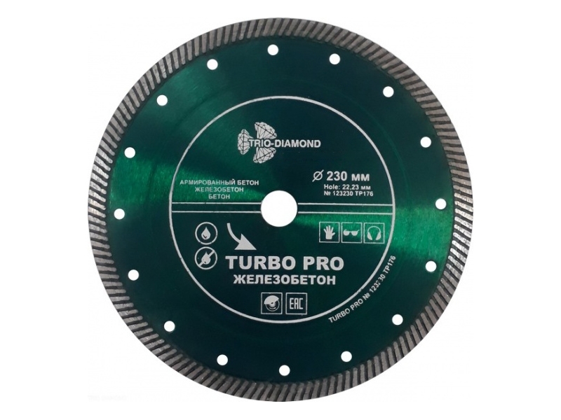 

Диск Trio Diamond Turbo Pro TP174 180x10x22.23mm