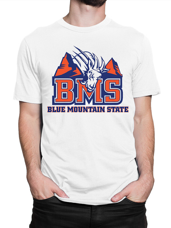 

Футболка мужская Dream Shirts Blue Mountain State белая L, Blue Mountain State