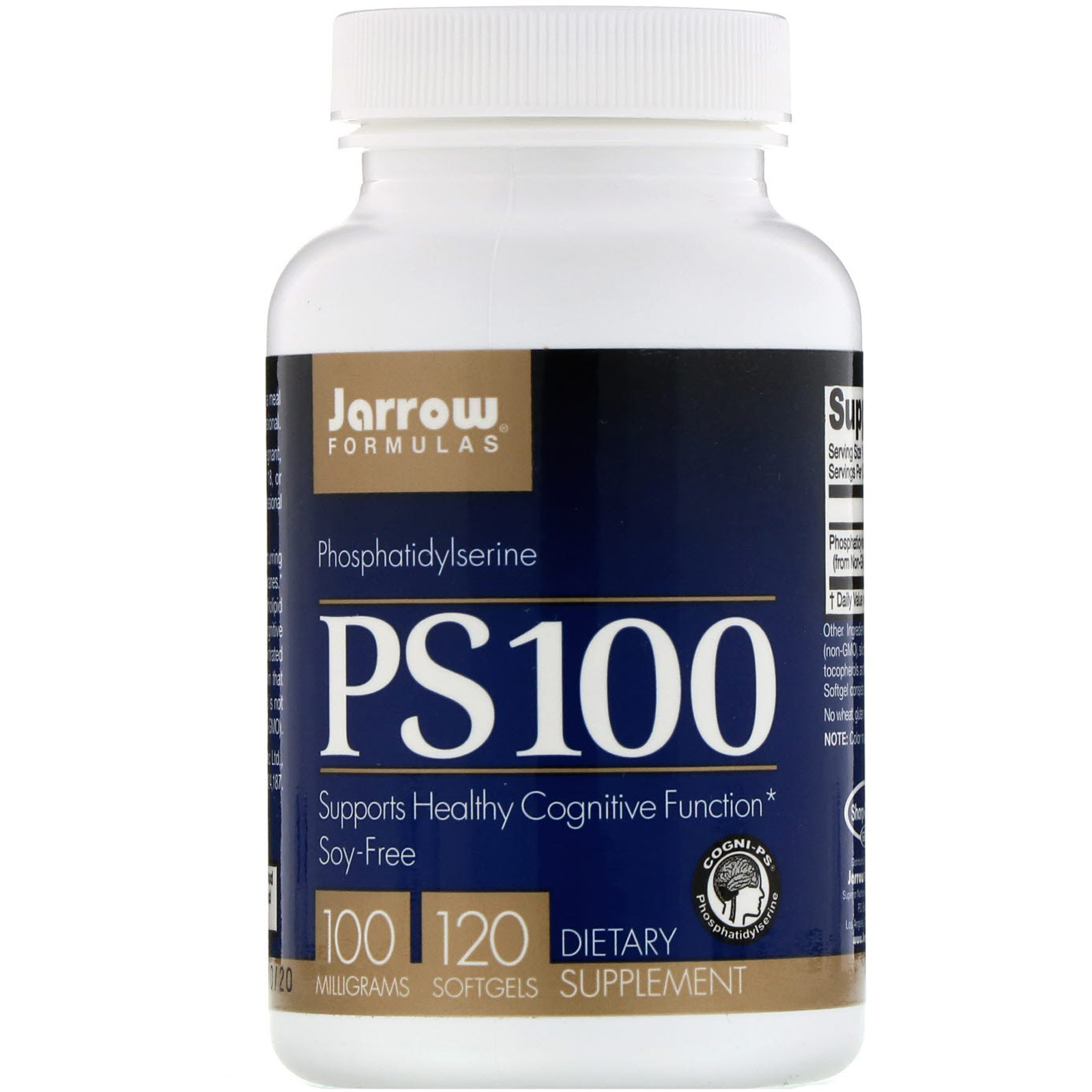 Jarrow Formulas Phosphatidyl Serine 100 мг (120 softgels) Фосфатидилсерин