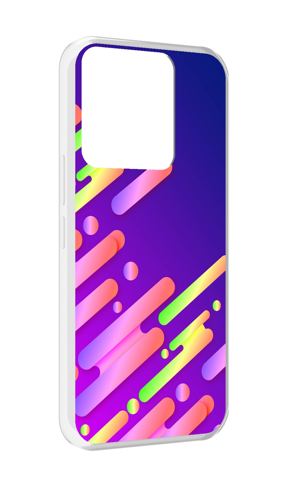 

Чехол MyPads неоновый-фон для Tecno Spark Go 2022 / Tecno Spark 8C, Прозрачный, Tocco