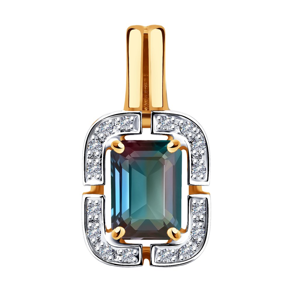 

Кулон из красного золота с бриллиантом SOKOLOV Diamonds 6034091, 6034091