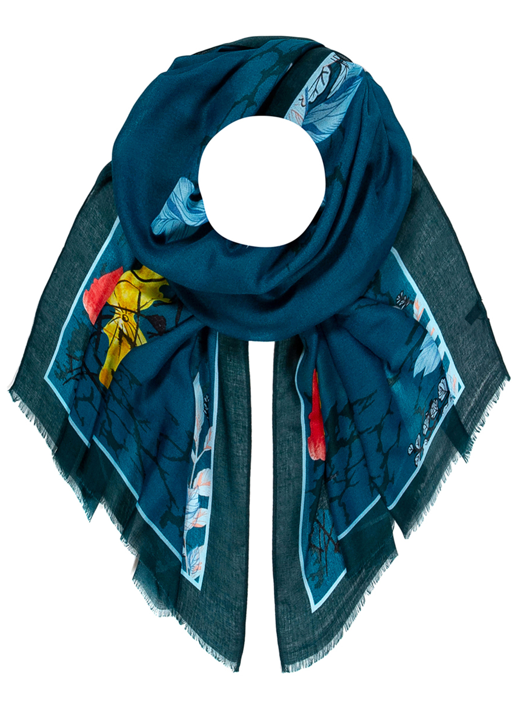 

Палантин женский Каляев 50529 синий, 50529