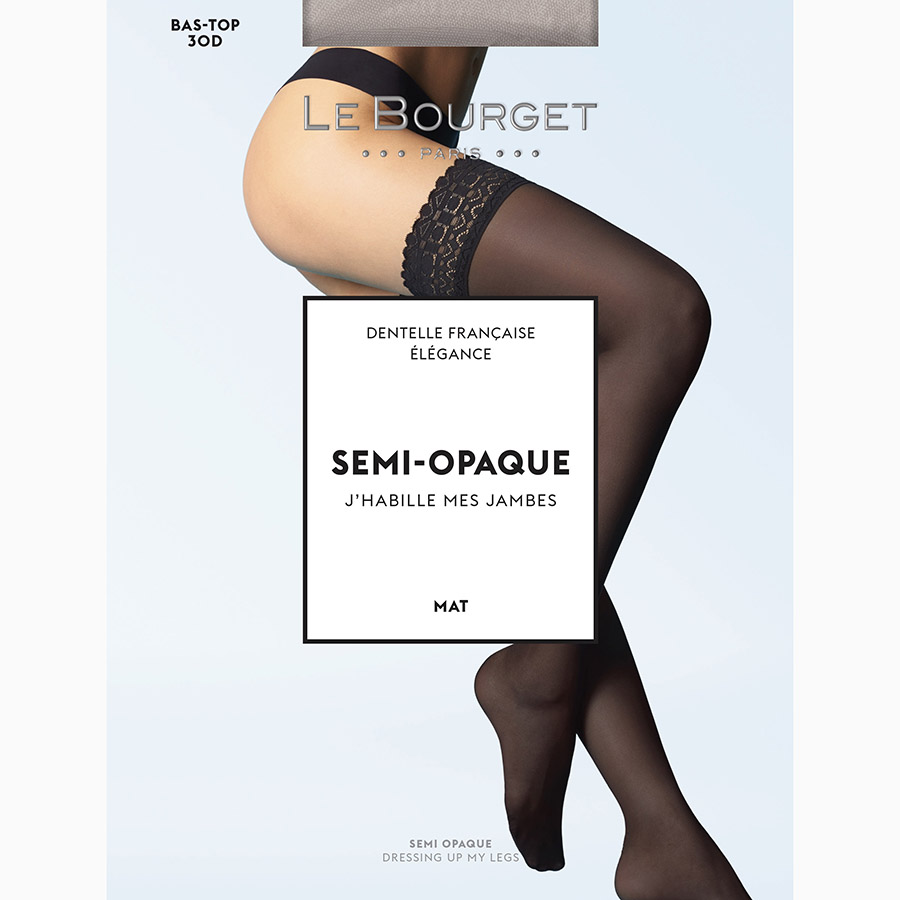 Чулки женские Le Bourget 90587-10 черные 4