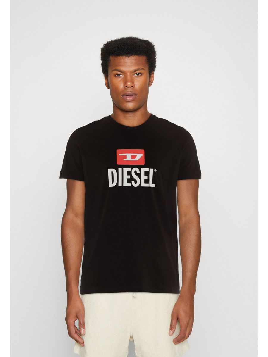 

Футболка мужская DIESEL DI122O0KQ черная XL, Черный, DI122O0KQ