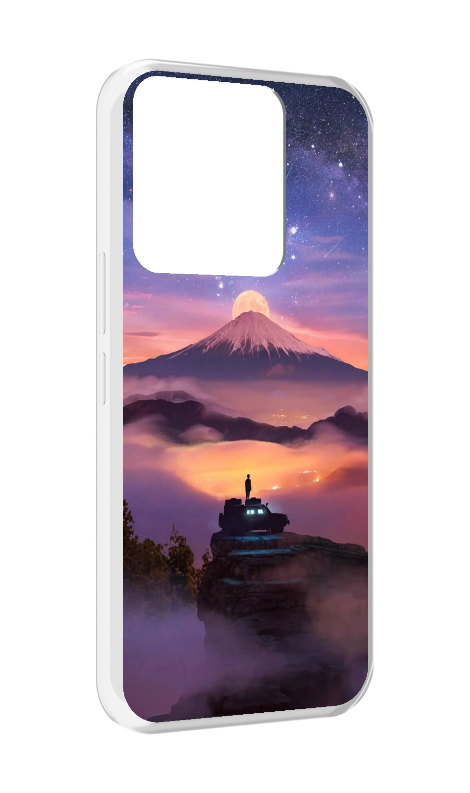 

Чехол MyPads ночь-в-горах для Tecno Spark Go 2022 / Tecno Spark 8C, Прозрачный, Tocco