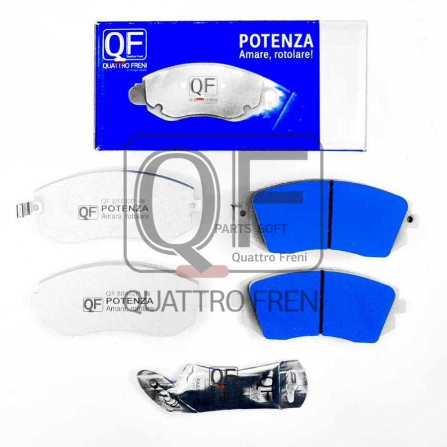 

Колодки тормозные POTENZA PREMIUM SERIES, QF88402P QUATTRO FRENI qf88402p