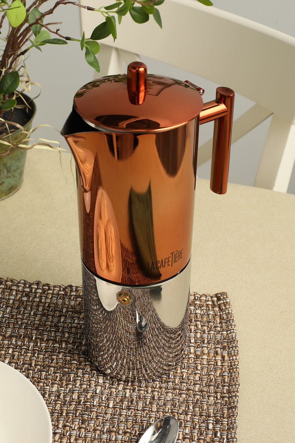 

Кофеварка гейзерная Kitchen Craft медный 600 мл LCCOF10CUP, Оранжевый;серебристый