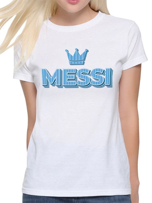 

Футболка женская DreamShirts Studio Футболист Лионель Месси FOT-53421-1 белая M, Белый, Футболист Лионель Месси FOT-53421-1