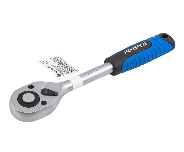 

FORSAGE F-80246 Трещотка реверсивная с резиновой ручкой 1/2 inch L-250мм, 45зуб. 1шт