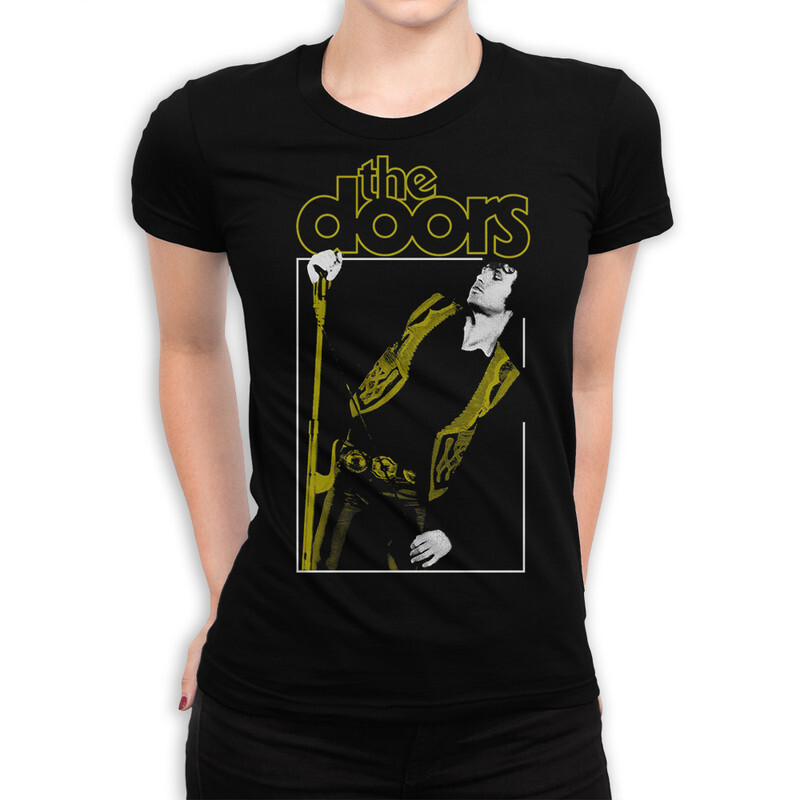 

Футболка женская Dream Shirts The Doors 357183111 черная L, The Doors 357183111