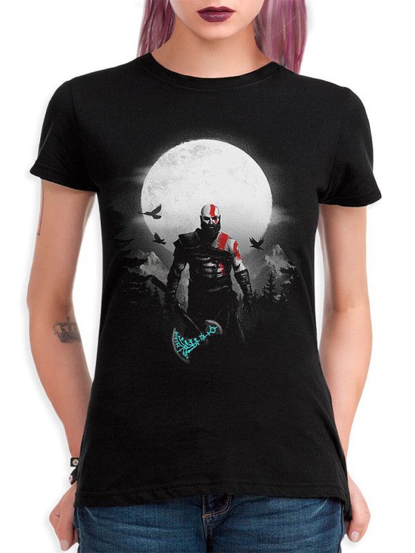 

Футболка женская DreamShirts Studio God Of War - Бог Войны GOW-54001-1 черная M, Черный, God Of War - Бог Войны GOW-54001-1