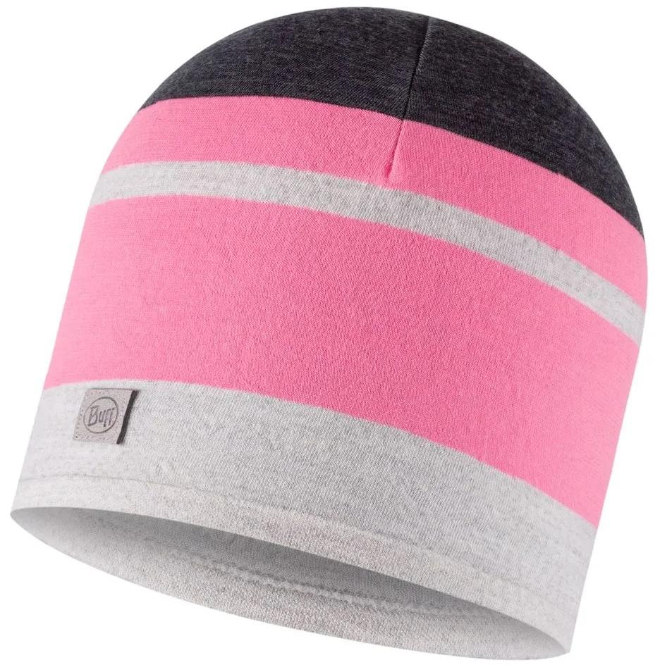 Шапка женская Buff Merino Move Hat розоваясерая one size 2690₽