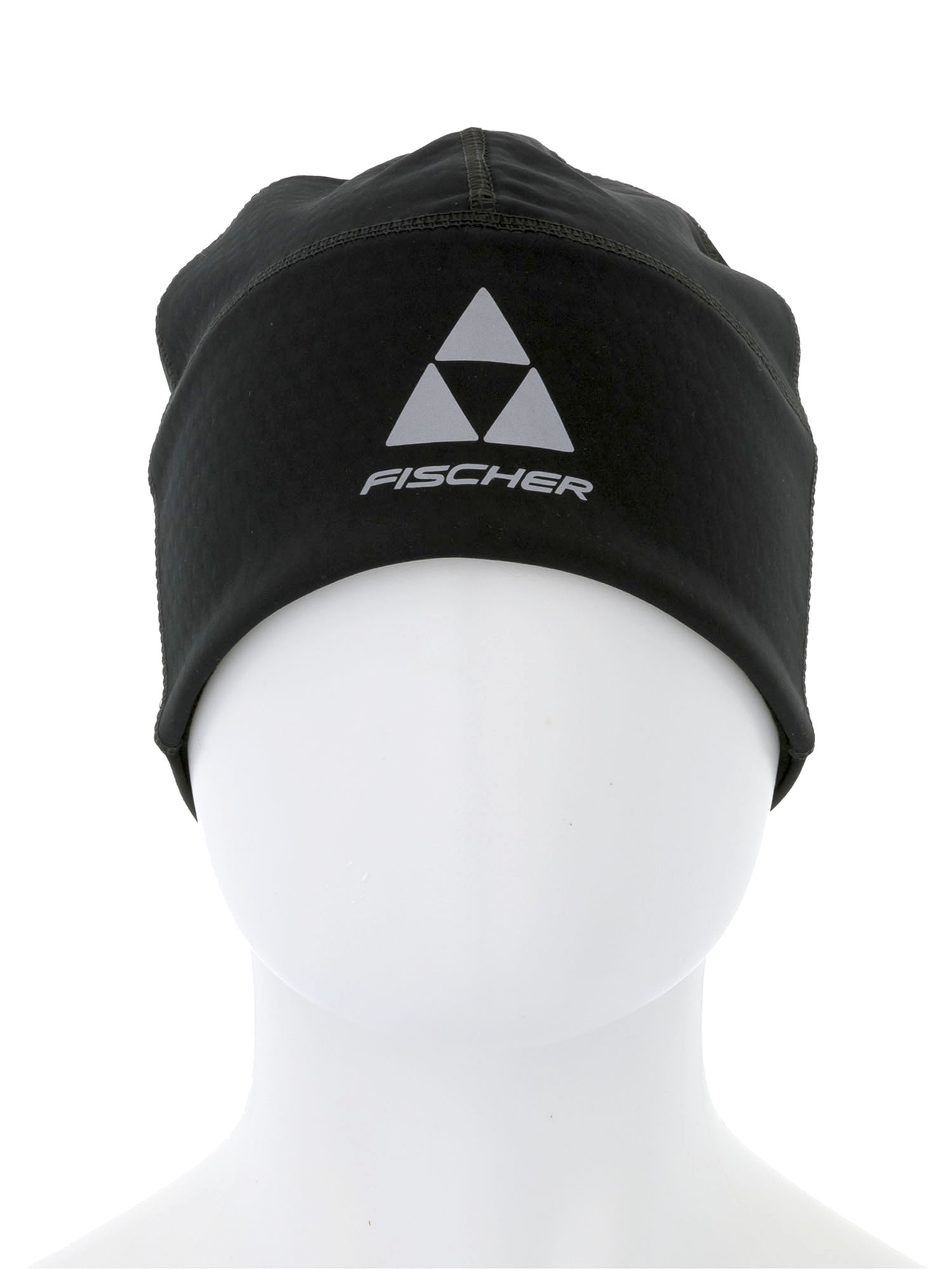 

Шапка бини унисекс Fischer Softshell черная, р.56, Черный, Softshell